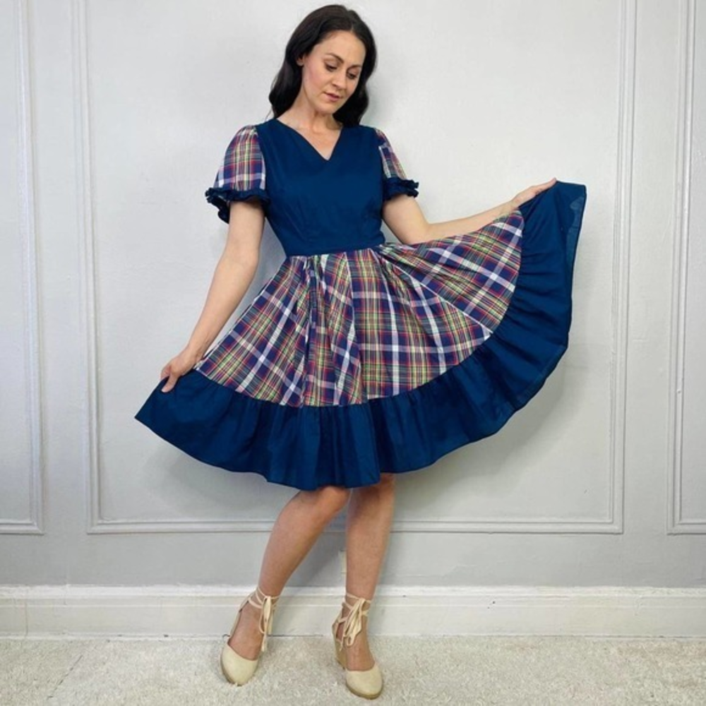 Vintage‎ 70s square dancing dress
